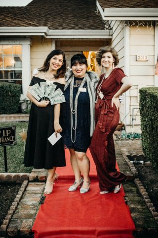 Night of Mystery | POM 4/18: Lights! Camera! MURDER!!! Old Hollywood Style a group of women posing for a photo