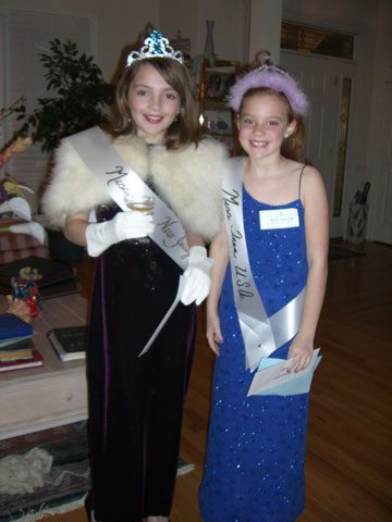 two women wearing clothing