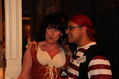 a man and woman in clothing