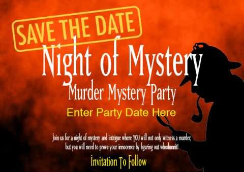 Night of Mystery | Downloadable Party Invites!