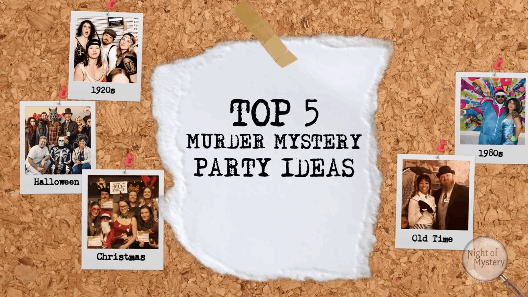 Night of Mystery | How to Choose the Right Murder Mystery Party Theme | Night of Mystery